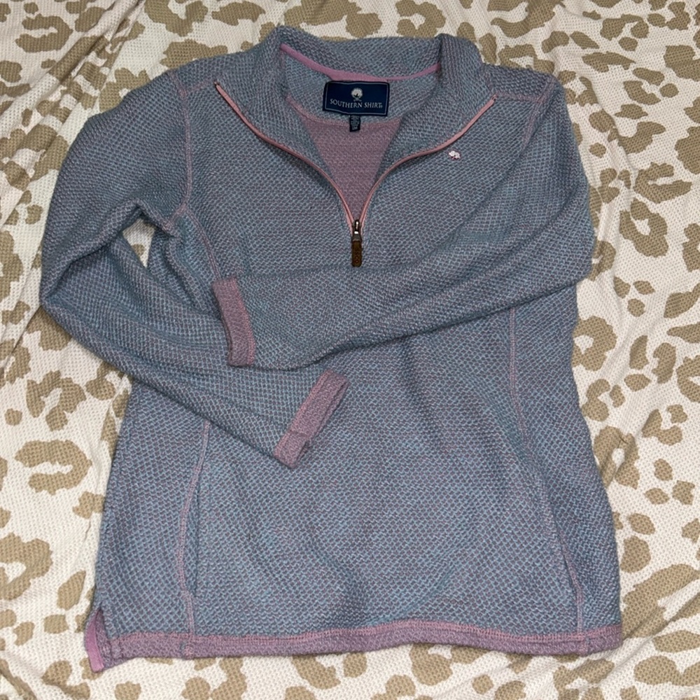 very warm pull over worn about once or twice .